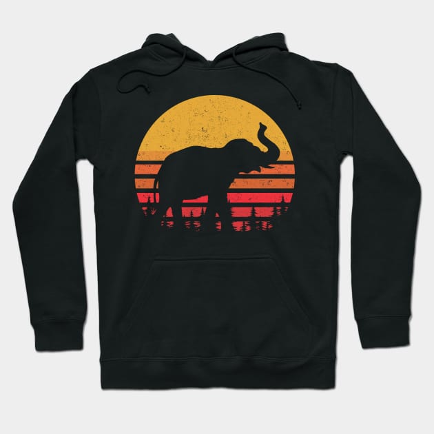 Vintage Elephant Hoodie by LotusTee